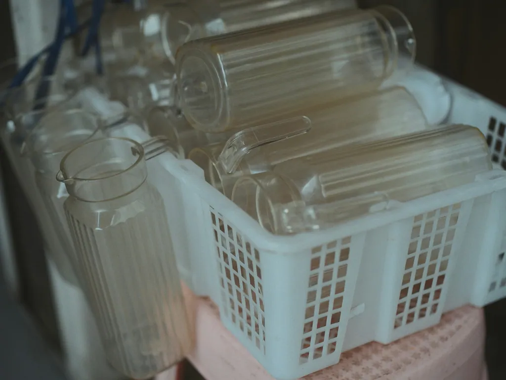 Organised glassware and hospitality supplies imagery